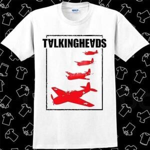 Talking Heads Plane Exclusive Punk Rock Band Music Fan Classic Graphic T-Shirt